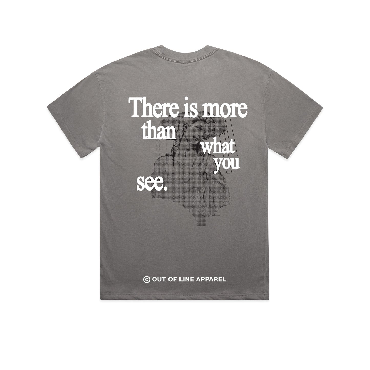 "There is More" V2 -2" Faded Grey Tee