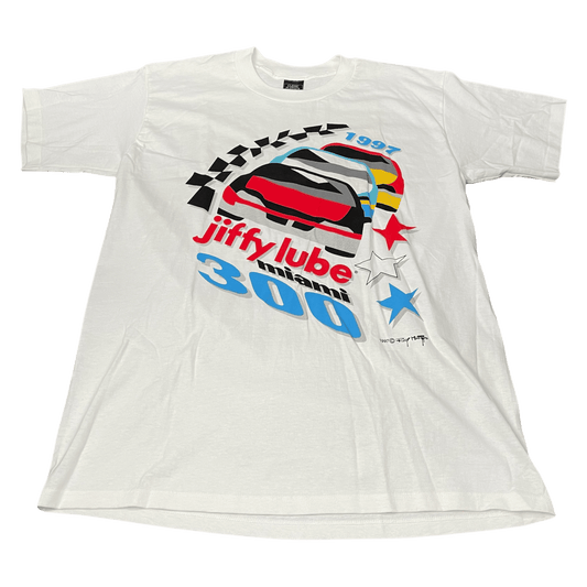 Vintage 1997 Jiffy Lube 300 Racing T-Shirt - Used