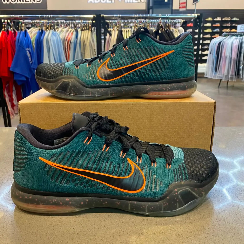 Nike Kobe 10 Elite Low Drill Sergeant Size 12 747212-303 - Pre-Owned (Replacement Box)