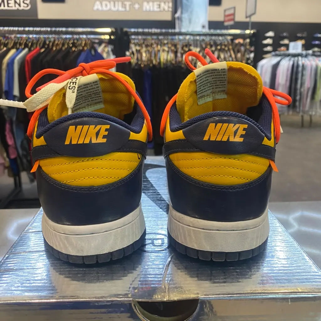 Nike Dunk Low Off-White University Gold Size 10.5 CT0856-700 - Pre-Owned