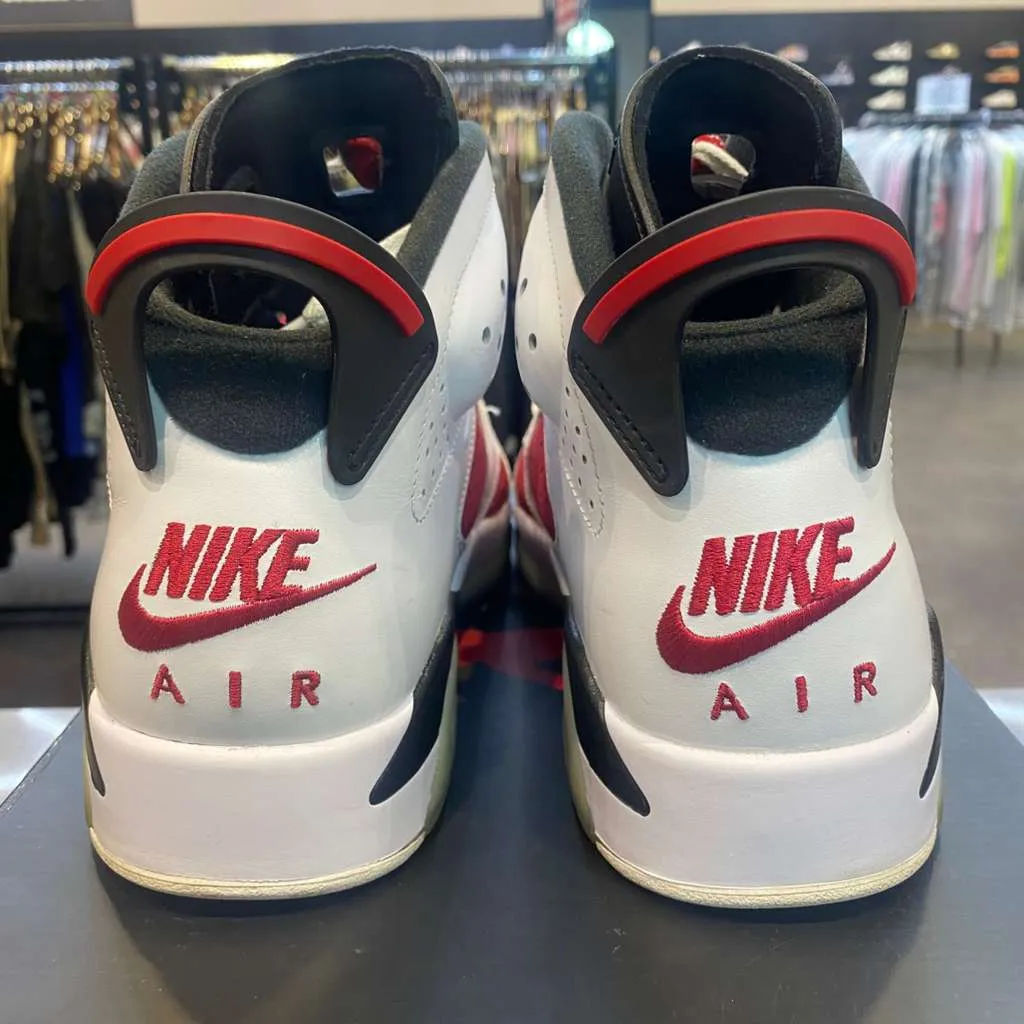 Jordan 6 Retro Carmine (2021) Size 9 CT8529-106 - Pre-Owned