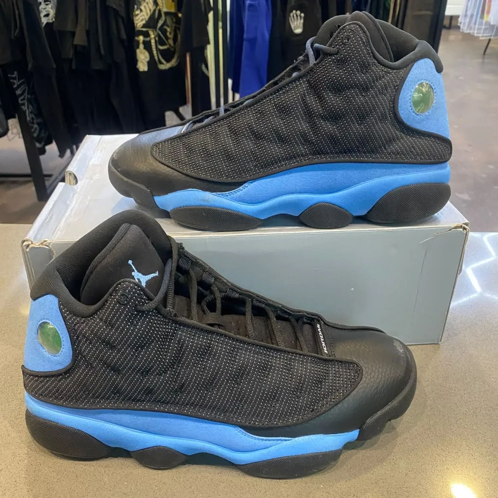 Jordan 13 Retro Black University Blue Size 12 DJ5982-041 - Pre-Owned