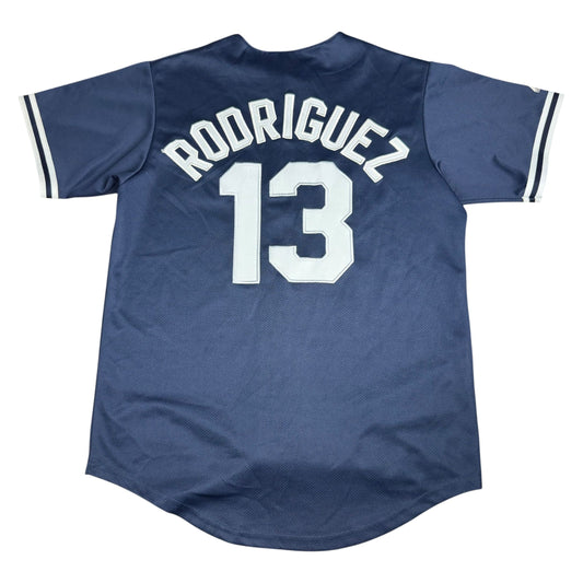 Vintage MLB New York Yankees Alex Rodriguez #13 Majestic Jersey - Used/Worn