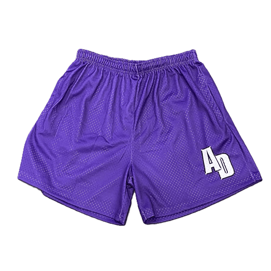Basic Logo Shorts Purple/White