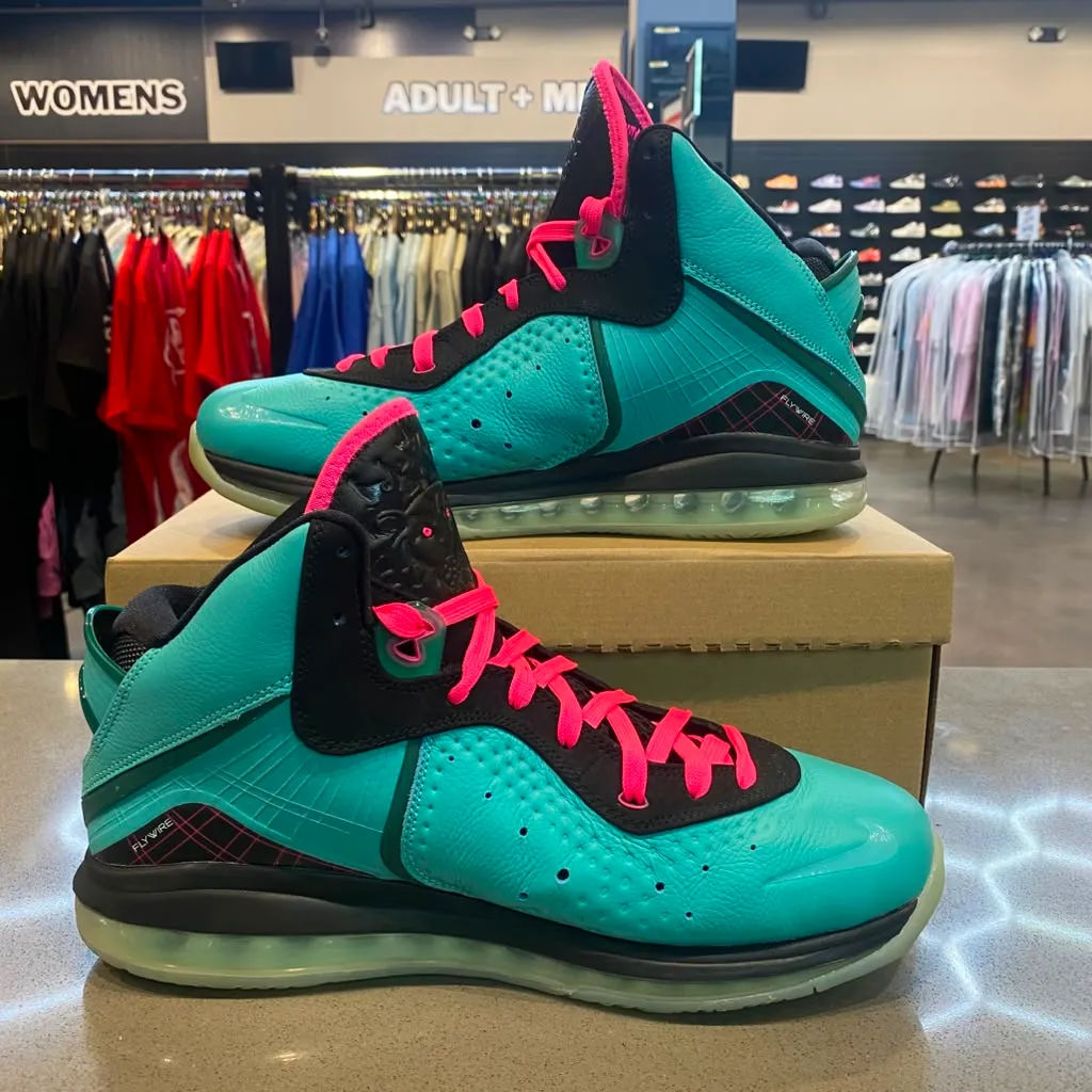 Nike LeBron 8 South Beach (2021) Size 11.5 CZ0328-400 - Pre-Owned (Replacement Box)