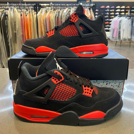 Jordan 4 Retro Red Thunder Size 7.5 CT8527-016 - Pre-Owned