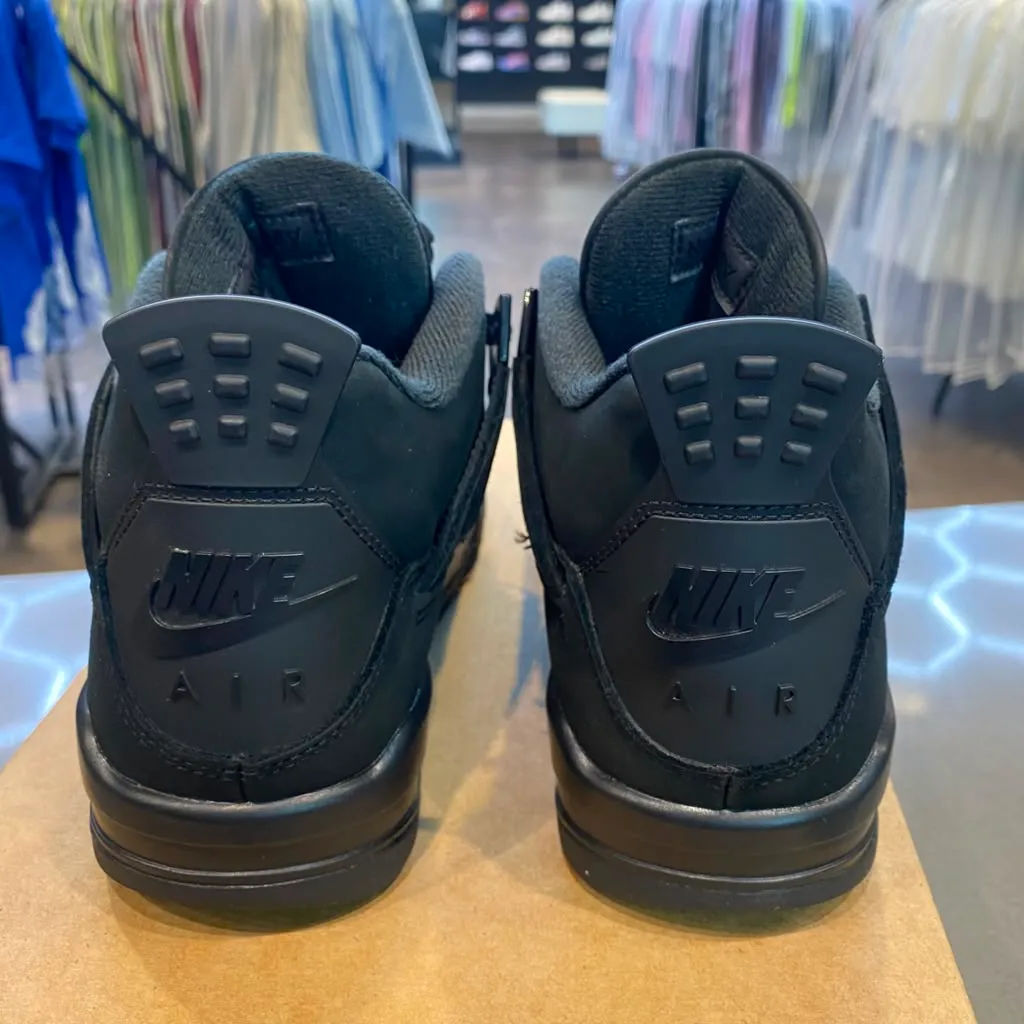 Jordan 4 Retro Black Cat (2025) (GS) Size 4.5Y IB4171-010 - Pre-Owned (Replacement Box)