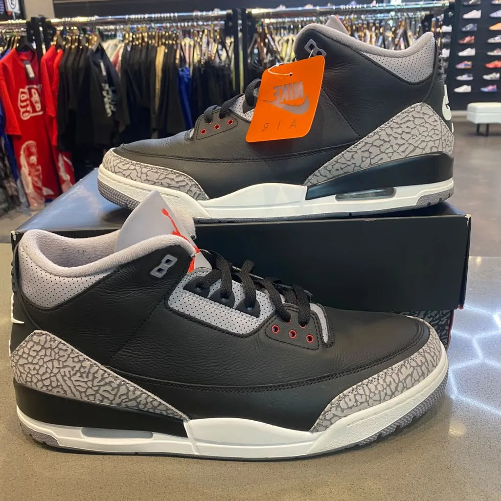 Jordan 3 Retro OG Black Cement (2024) Size 14 DN3707-010 - Pre-Owned