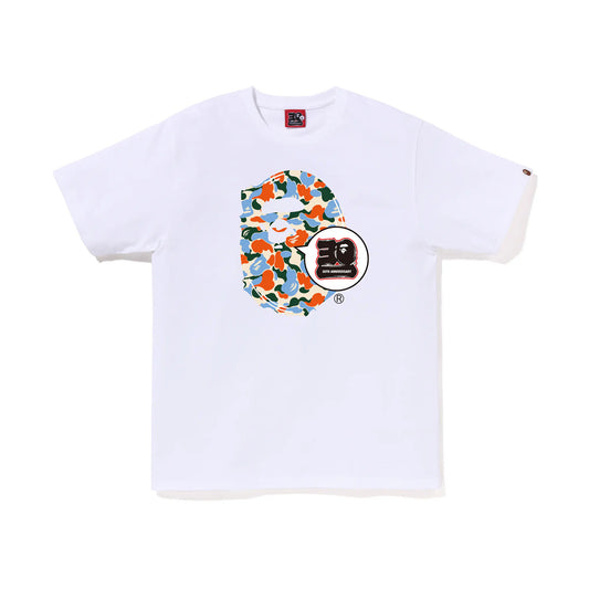 BAPE Store Indonesia Bape 30th Anniversary Ape Head Tee White