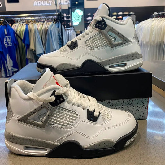 Jordan 4 Retro White Cement (2025) (GS) Size 5.5Y IB4171-100 - Pre-Owned