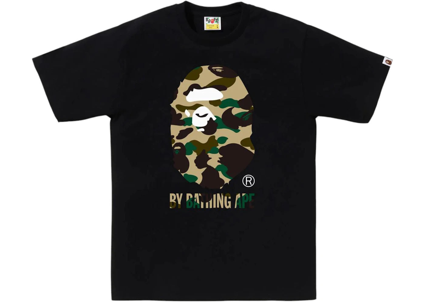 BAPE 1st Camo By Bathing Ape Tee Black/Yellow