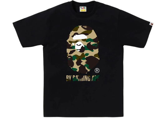 BAPE 1st Camo By Bathing Ape Tee Black/Yellow