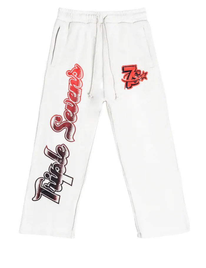 Triple Sevens All Star Sweatpants White