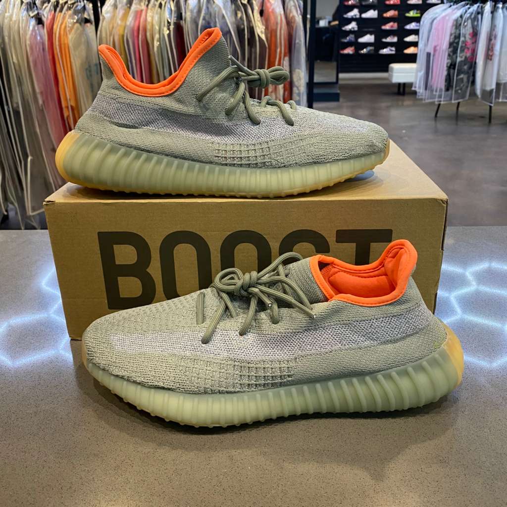 adidas Yeezy Boost 350 V2 Desert Sage Size 11.5 FX9035 - Pre-Owned