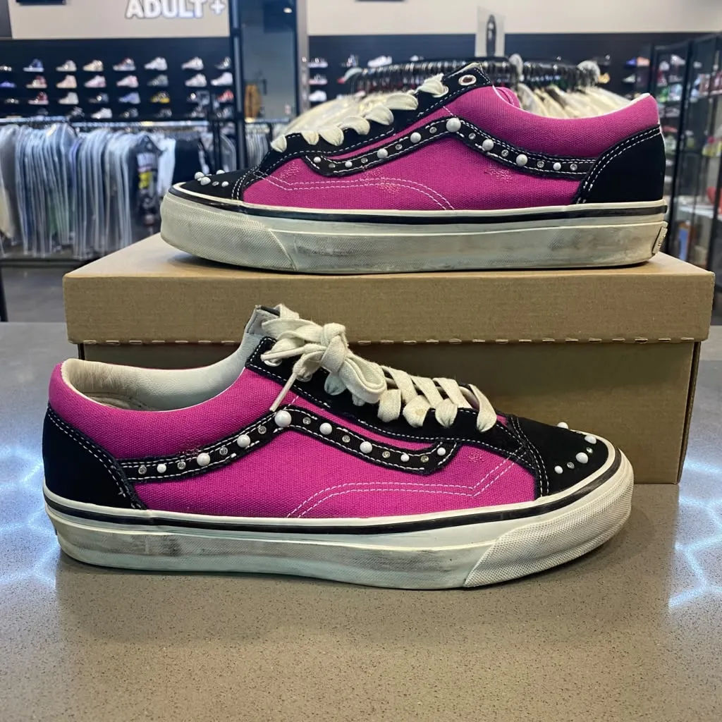 Vans OTW Old Skool 36 Pearlized Pack Pink Black Size 10.5 VN000E8VHLE - Pre-Owned (Replacement Box)