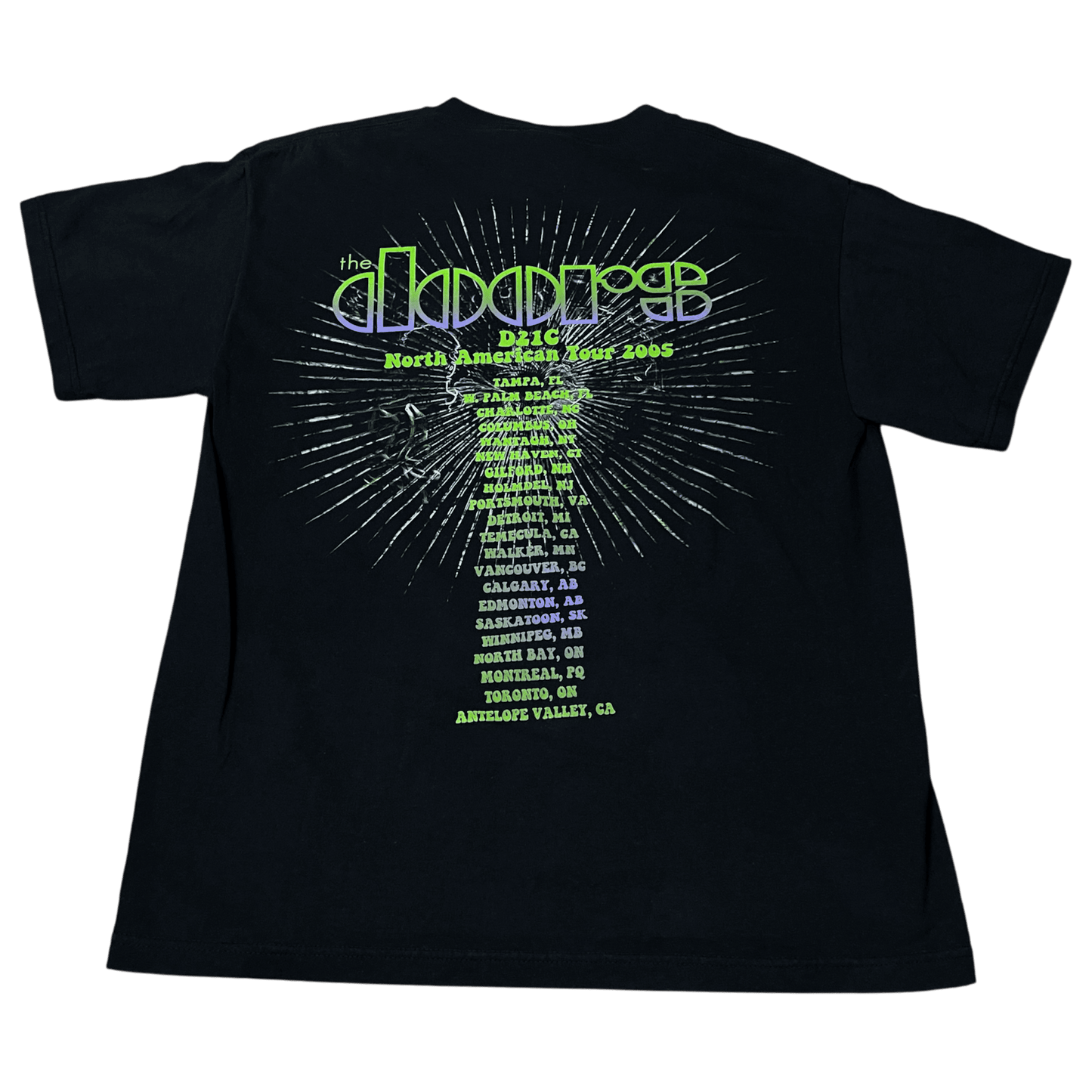 Vintage 2005 The Doors Tour Band T-Shirt - Used