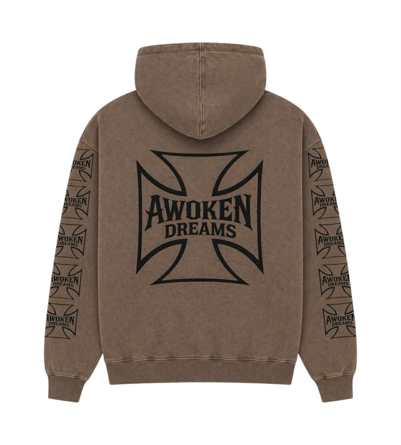 Awoken Dreams West Coast Chopper Hoodie Mocha