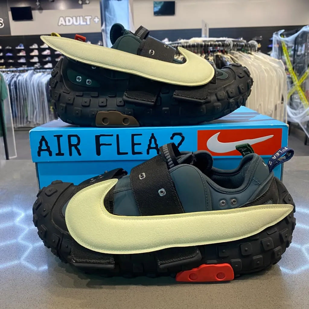 Nike CPFM Air Flea 2 Cactus Plant Flea Market Faded Spruce Size 8.5 DV7164-300 - Pre-Owned