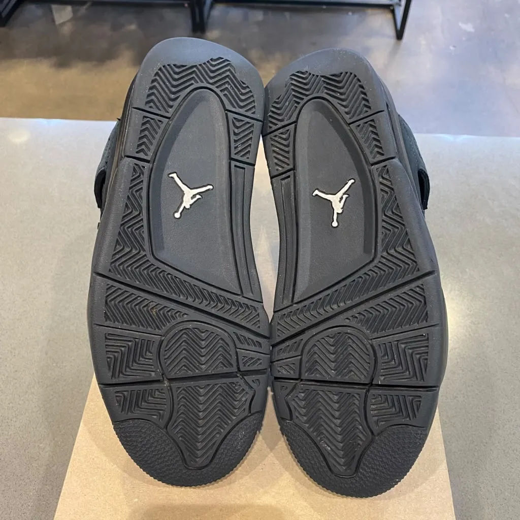 Jordan 4 Retro Black Cat (2025) (GS) Size 5.5Y IB4171-010 - Pre-Owned (Replacement Box)
