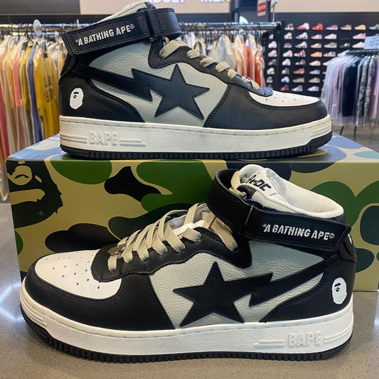 A Bathing Ape Bape Sta Mid Black (2022) Size 12 1I20-291-010 BLK - Pre-Owned