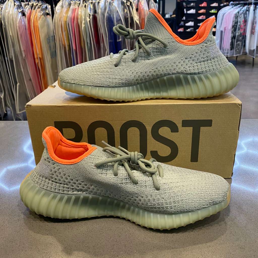 adidas Yeezy Boost 350 V2 Desert Sage Size 11.5 FX9035 - Pre-Owned
