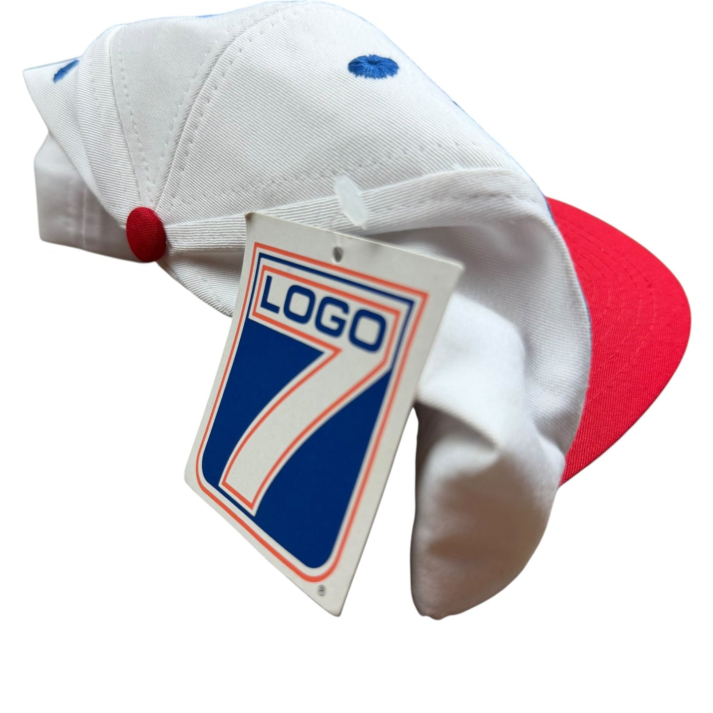 NWT Vintage Richard Petty NASCAR Logo 7 Racing Shark Tooth Snapback Hat