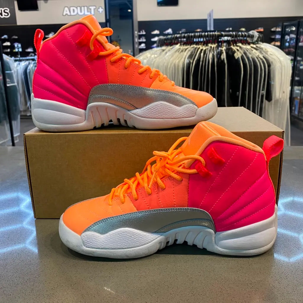 Jordan 12 Retro Sunrise (GS) Size 6Y 510815-601 - Pre-Owned (Replacement Box)