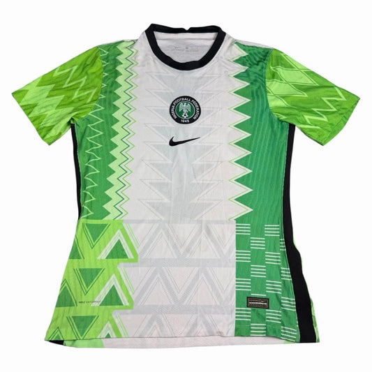 Nike VaporKnit Nigeria 2020 World Cup Home Soccer Jersey Kit White Green - Used/Worn