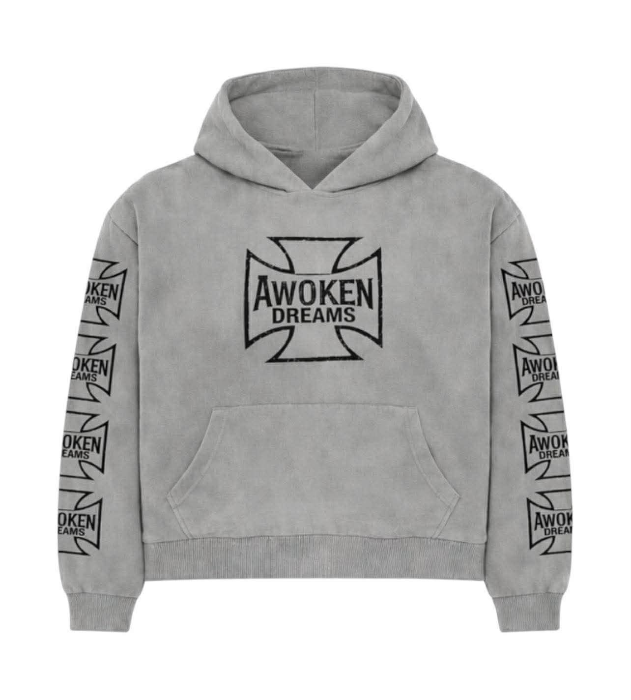 Awoken Dream West Coast Chopper Hoodie Grey