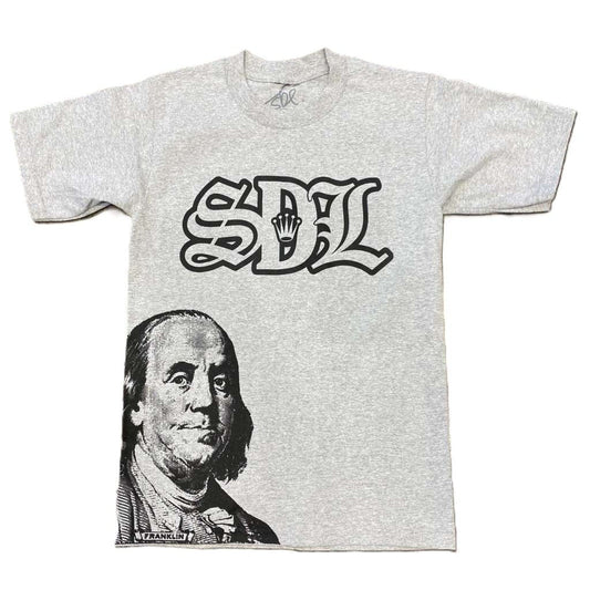 SDL Crown Logo Benjamin Tee Grey/Black