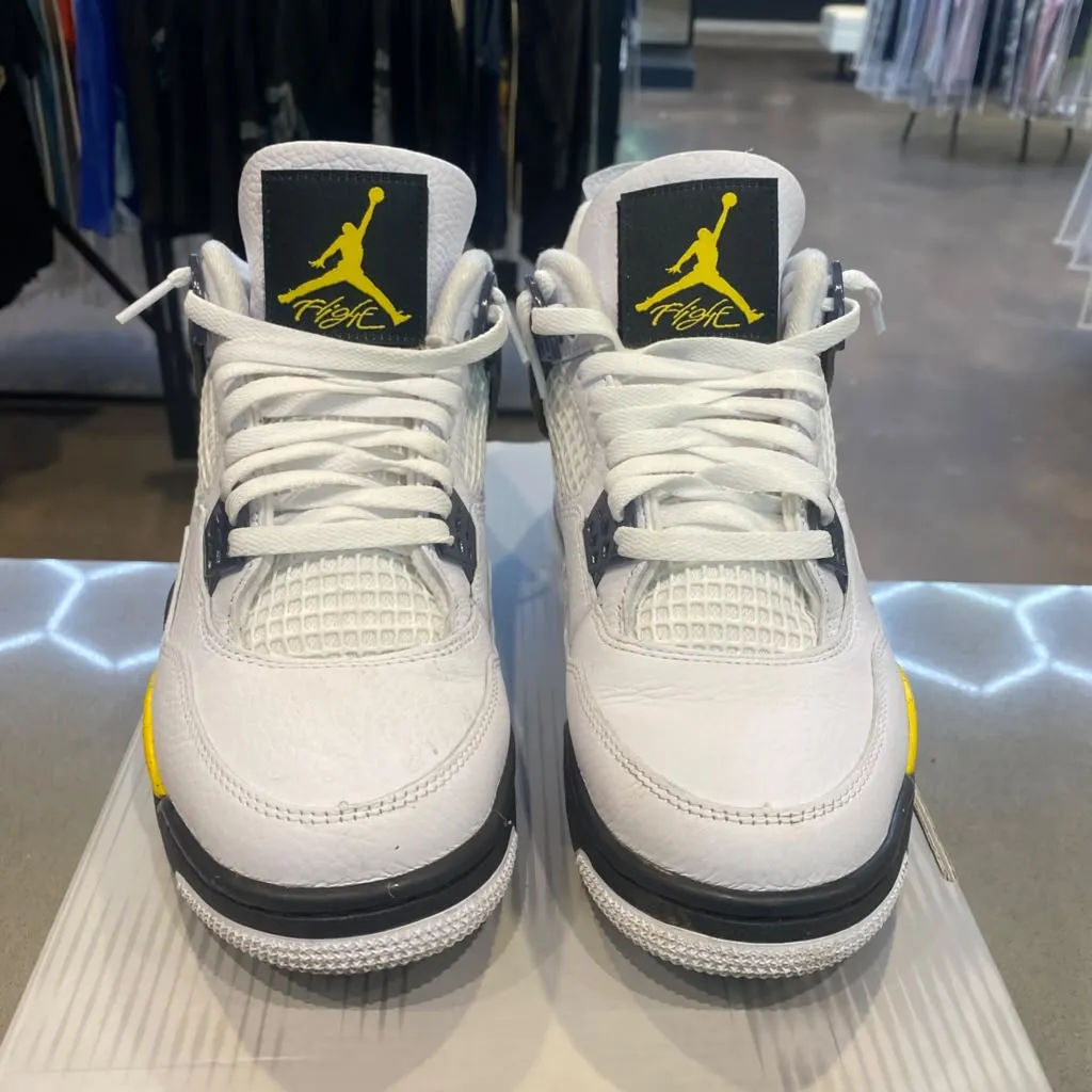 Jordan 4 Retro Rare Air Tour Yellow Size 8.5 IO2463-102 - Pre-Owned