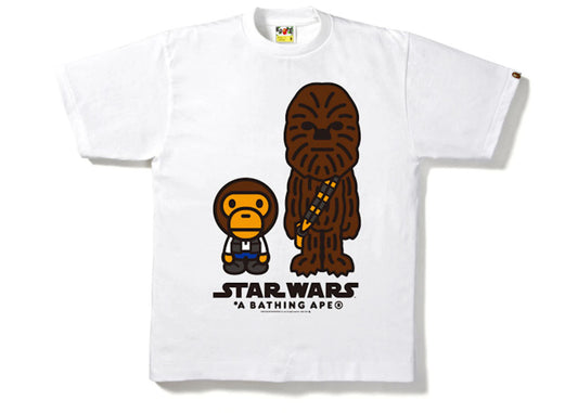 BAPE x Star Wars Chewbacca Baby Milo Tee White
