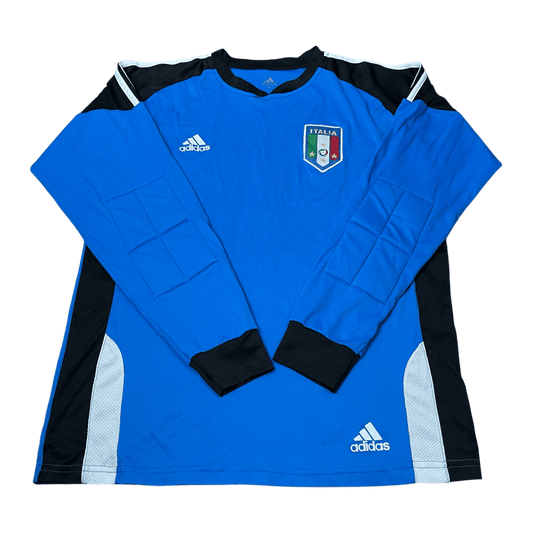 Adidas Italy National Team Soccer Long Sleeve Jersey - Used