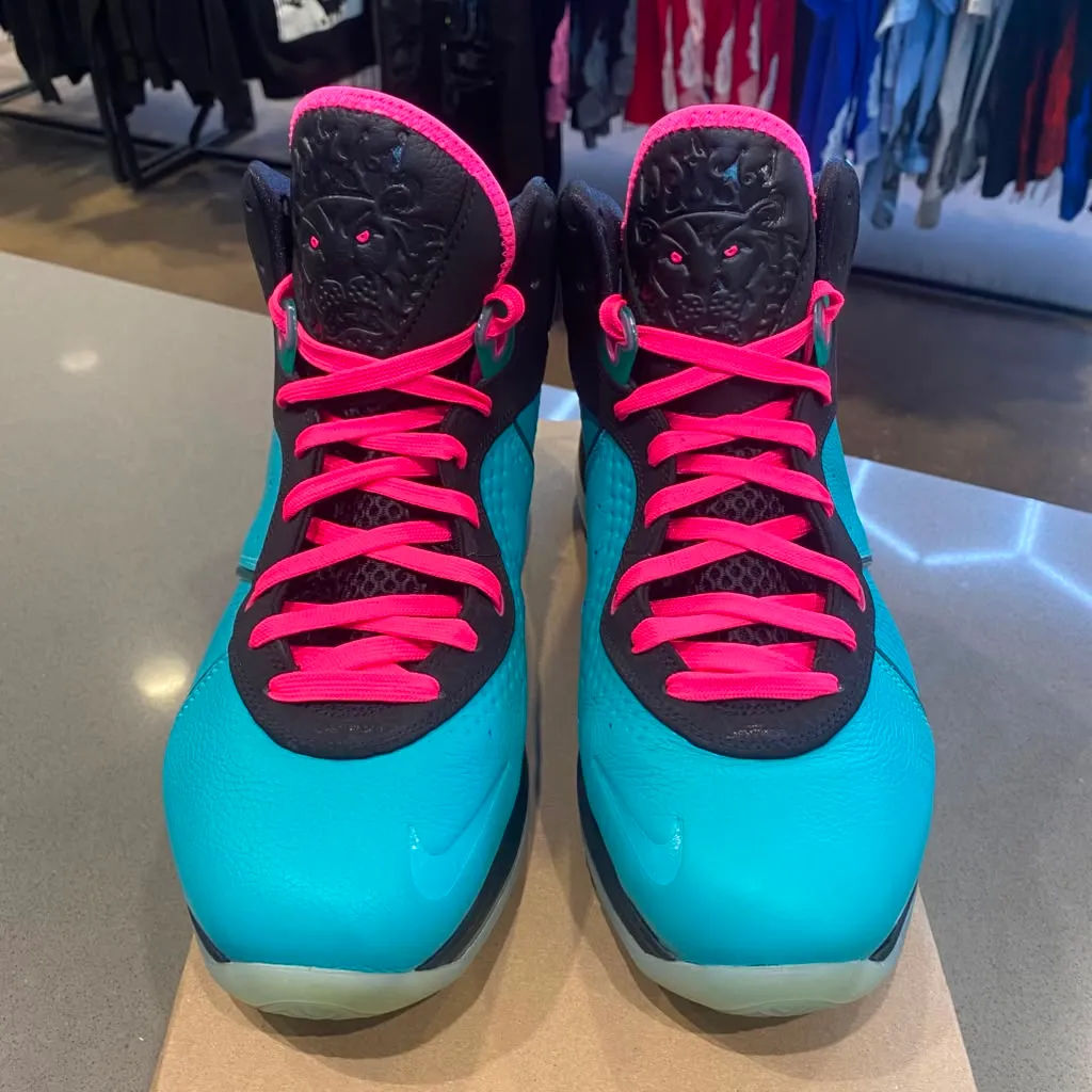 Nike LeBron 8 South Beach (2021) Size 11.5 CZ0328-400 - Pre-Owned (Replacement Box)
