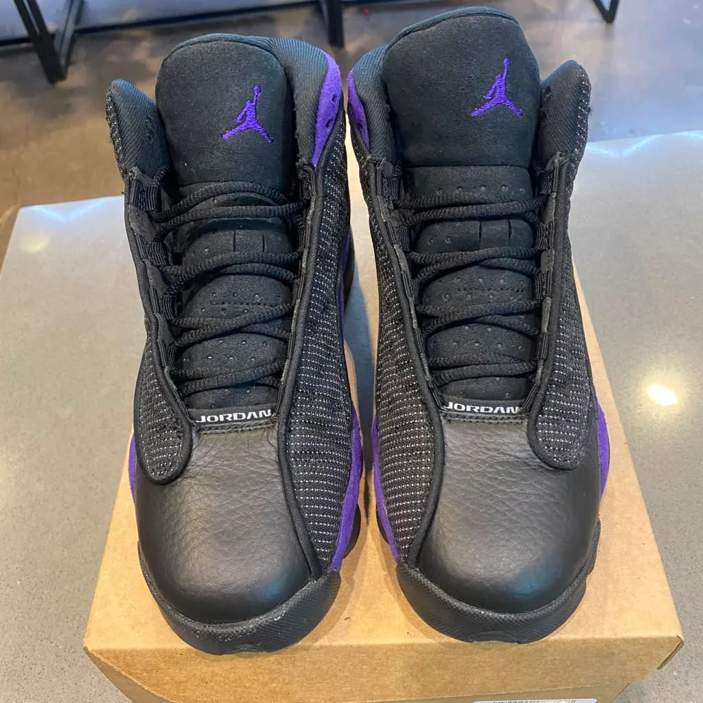 Jordan 13 Retro Court Purple (GS) Size 6Y 884129-015 - Pre-Owned (Replacement Box)