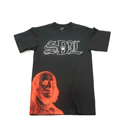 SDL Back Crown Logo Benjamin Tee Black/Red