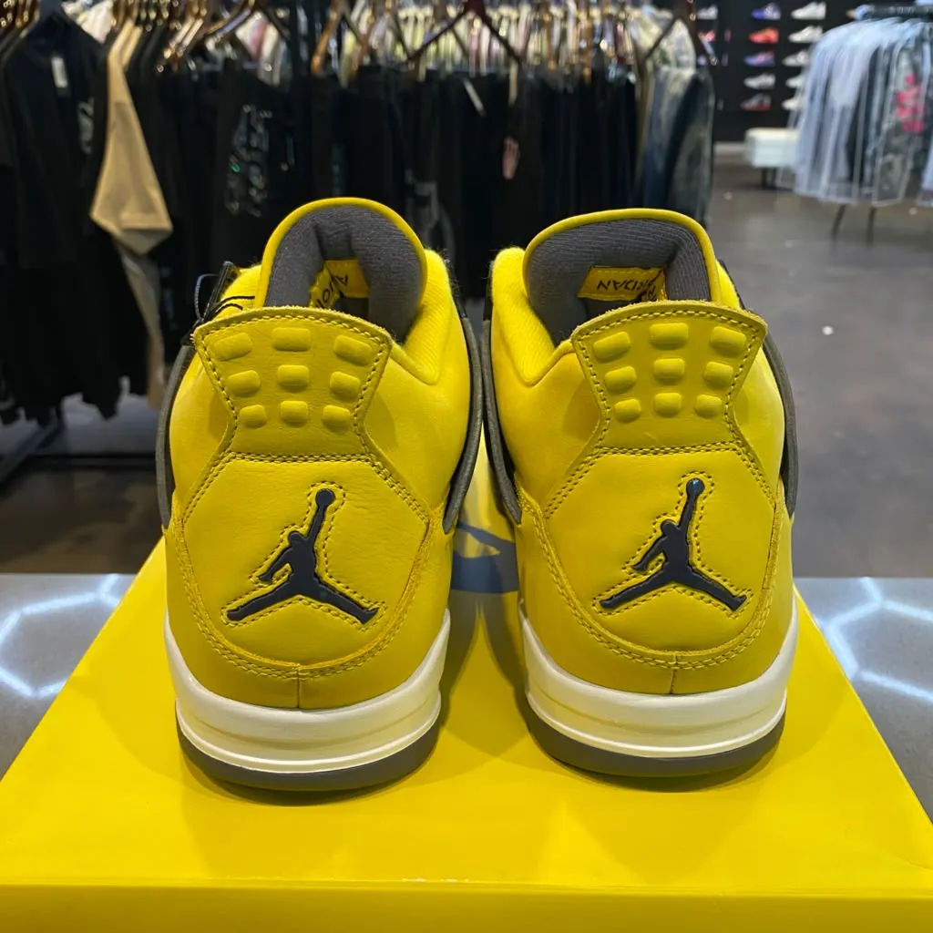 Jordan 4 Retro Lightning (2021) Size 10.5 CT8527-700 - Pre-Owned