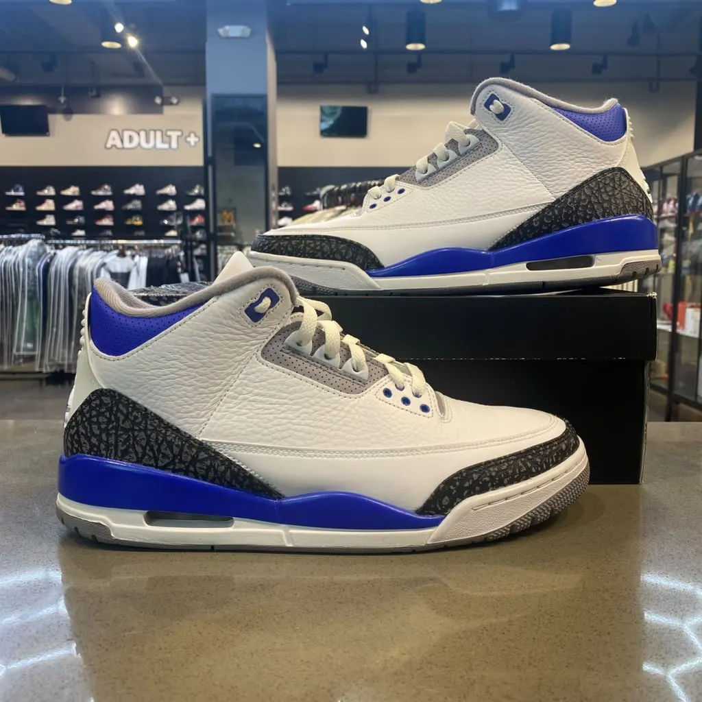 Jordan 3 Retro Racer Blue Size 11 CT8532-145 - Pre-Owned