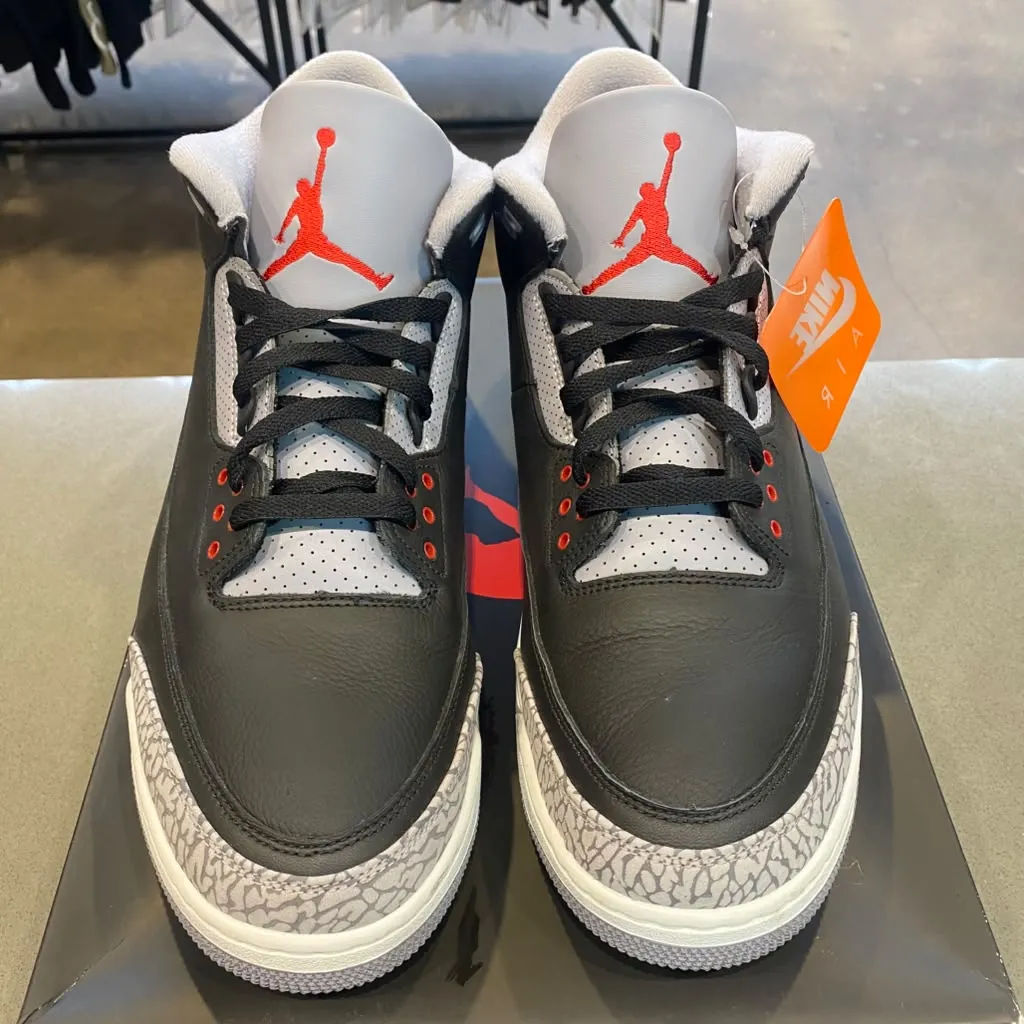 Jordan 3 Retro OG Black Cement (2024) Size 14 DN3707-010 - Pre-Owned