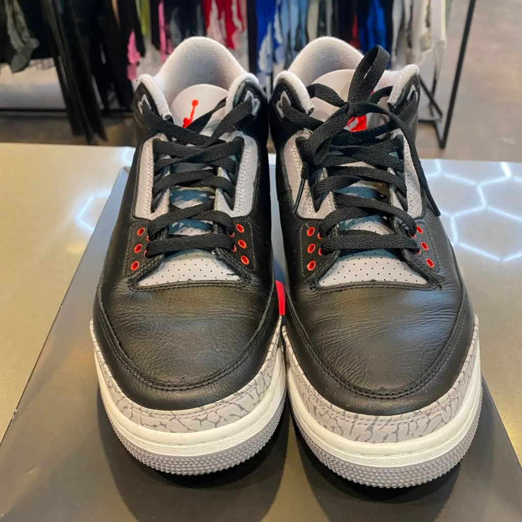 Jordan 3 Retro OG Black Cement (2024) Size 11 DN3707-010 - Pre-Owned