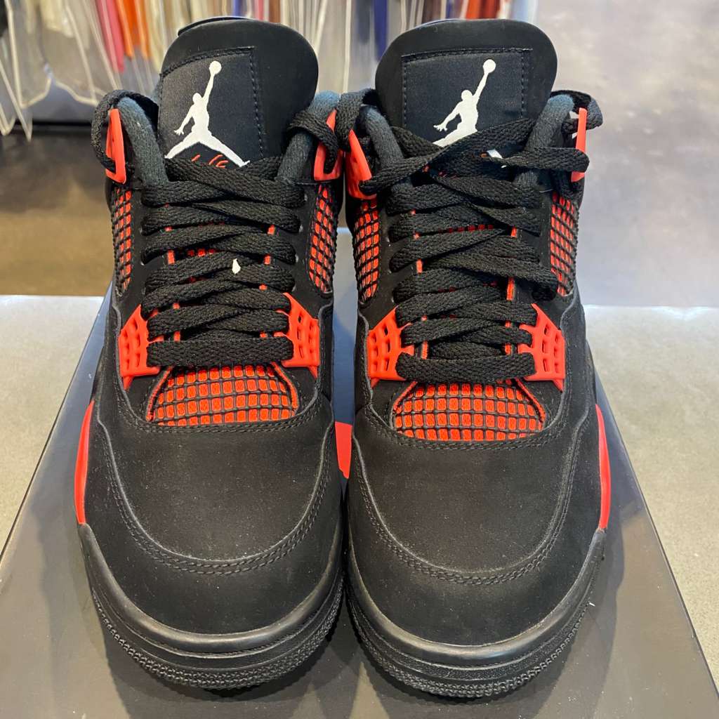 Jordan 4 Retro Red Thunder Size 7.5 CT8527-016 - Pre-Owned