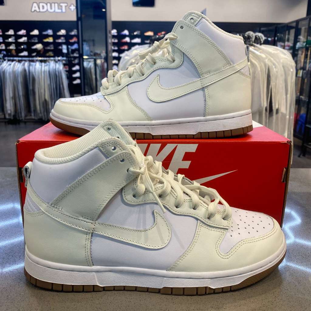 Nike Dunk High Sail Gum (Women's) Size 9W DD1869-109 - Pre-Owned