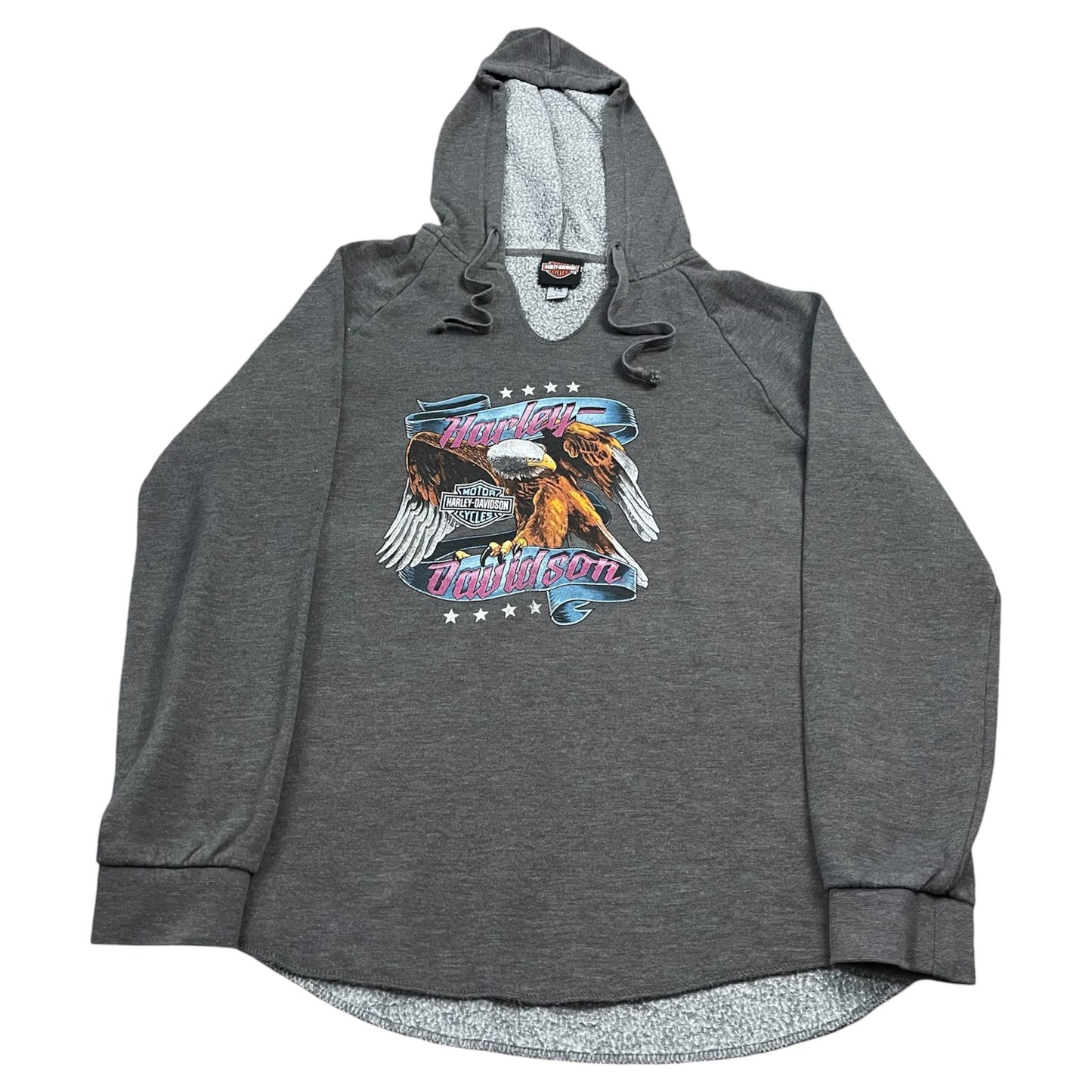 Y2K Harley-Davidson Eagle Hooded Sweatshirt - Used/Worn