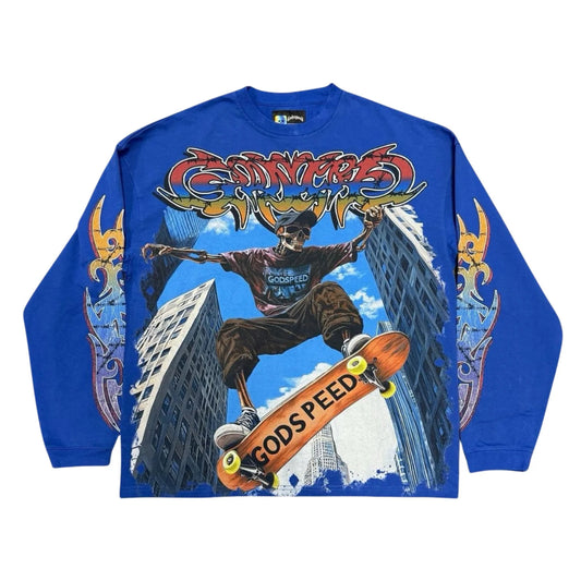 Godspeed Ollie L/S Tee Royal Blue
