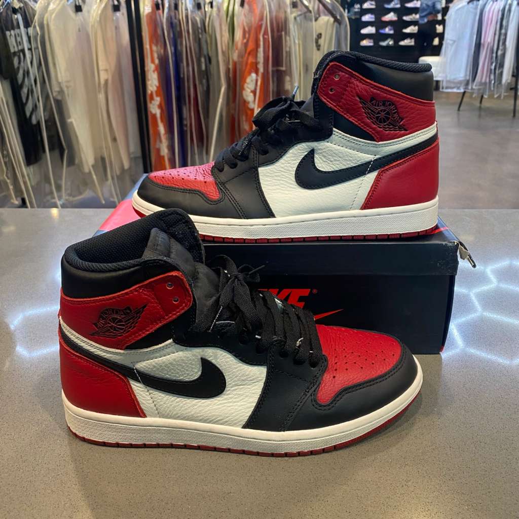 Jordan 1 Retro High Bred Toe Size 9 555088-610 - Pre-Owned