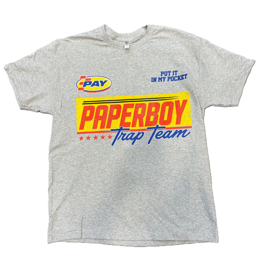 Paper Boy Raceblock Tee Gray/Blue