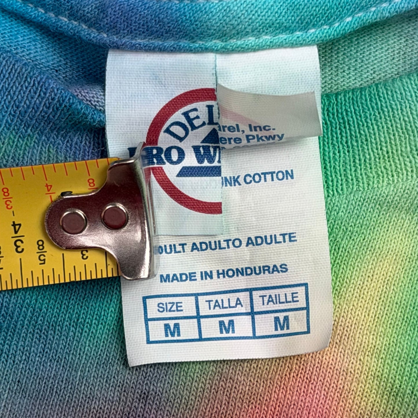 Rolling Loud 2021 Concert Lineup Neon Tie-Dye T-Shirt - Used/Worn