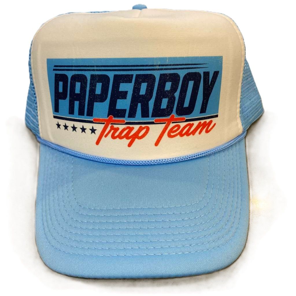 Paper Boy Raceblock Hat Blue/White