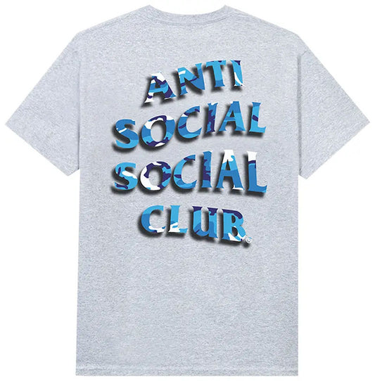 Anti Social Social Club Hidden Messages 8.0 Tee Heather Grey