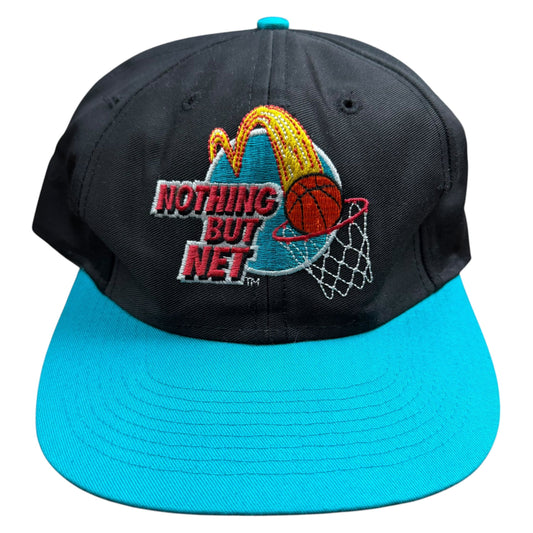 Vintage McDonald's Nothing But Net Basketball Snapback Hat - Used/Worn